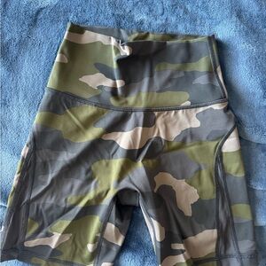 Aerie Camo High-Waisted Bike Shorts